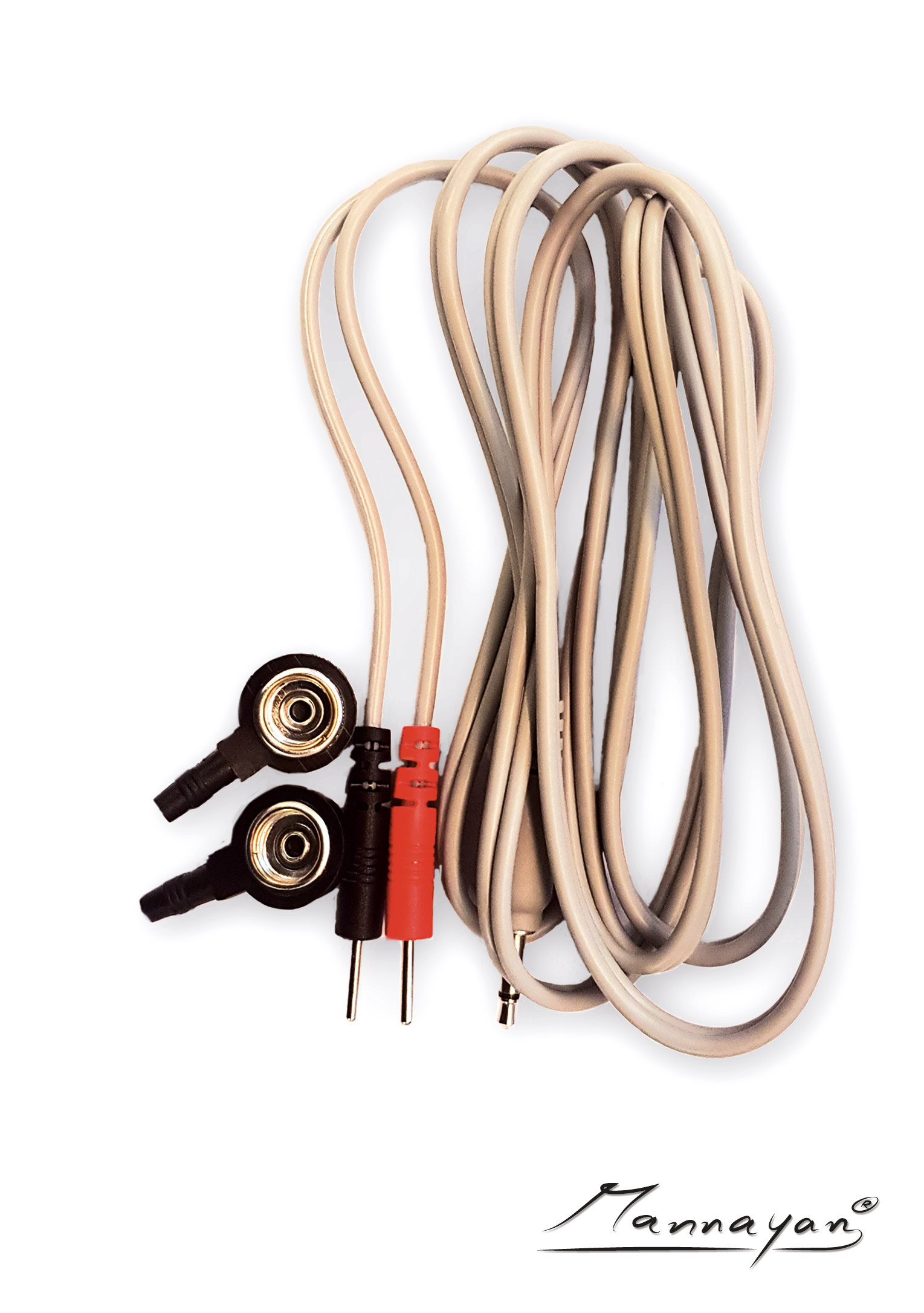 Podwójny kabel do Diamond Shield (szary) wraz z adapterami przycisków (2x10 mm)