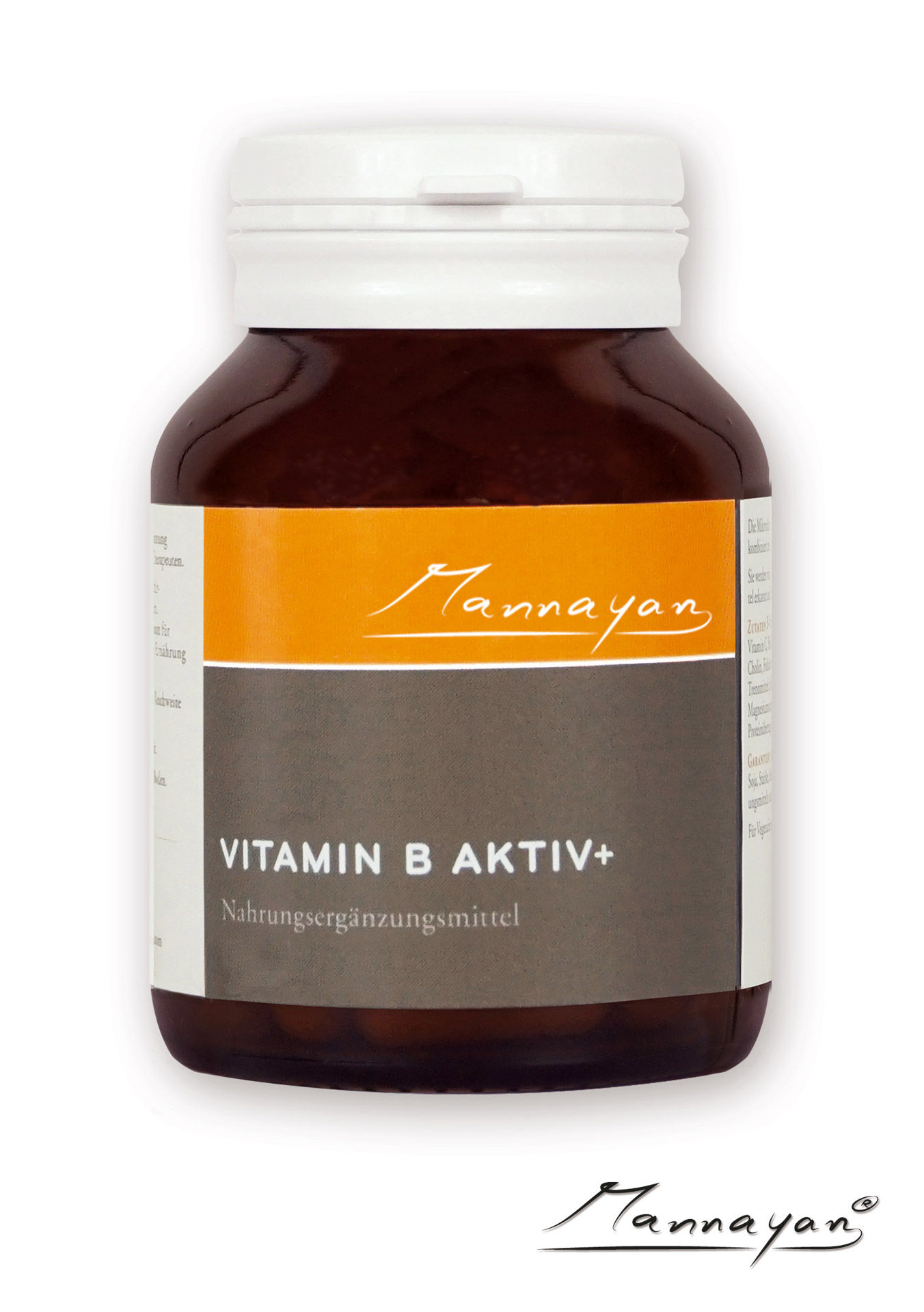 Mannayan VITAMIN B AKTIV + (60 tabletek) Vitamin B Aktiv+ von Mannayan