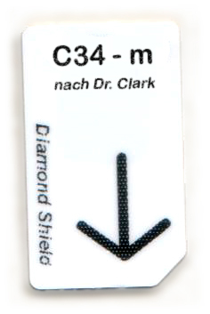C34 - m Chipcard nach Dr. Clark für Diamond Shield Zapper