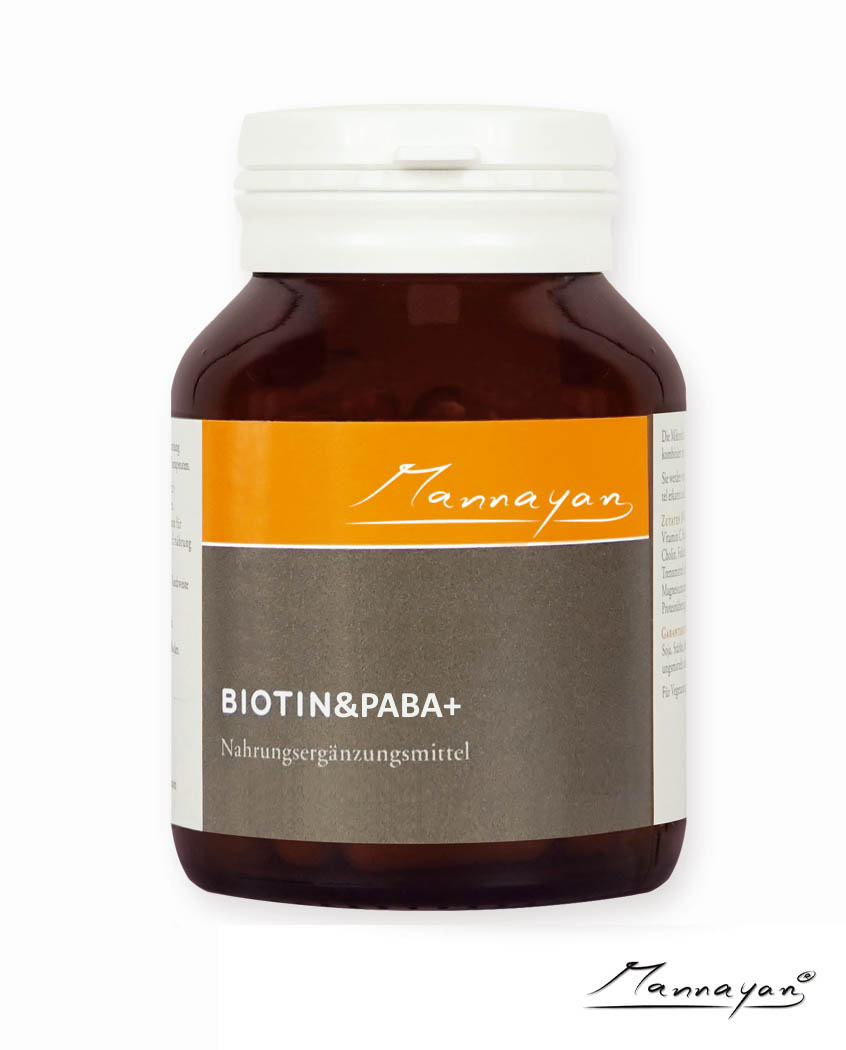 Mannayan Biotin & PABA+ (60 kapsułek) Mannayan Biotin & PABA+ (60 kapsułek)