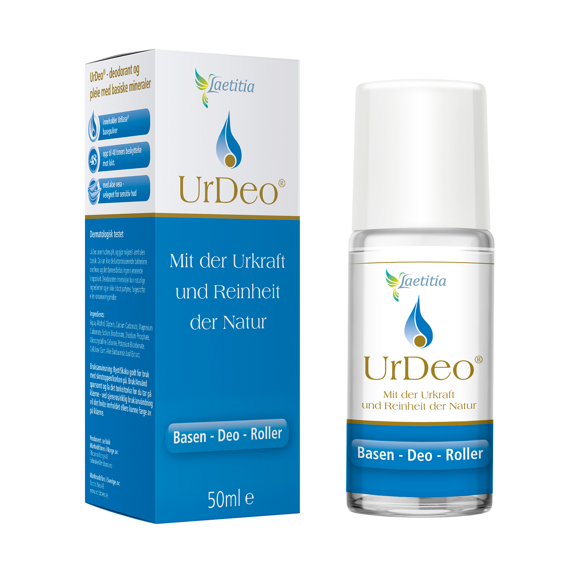 UrDeo (Basen-Deo-Roller) (zasadowa rolka dezodoryzująca)