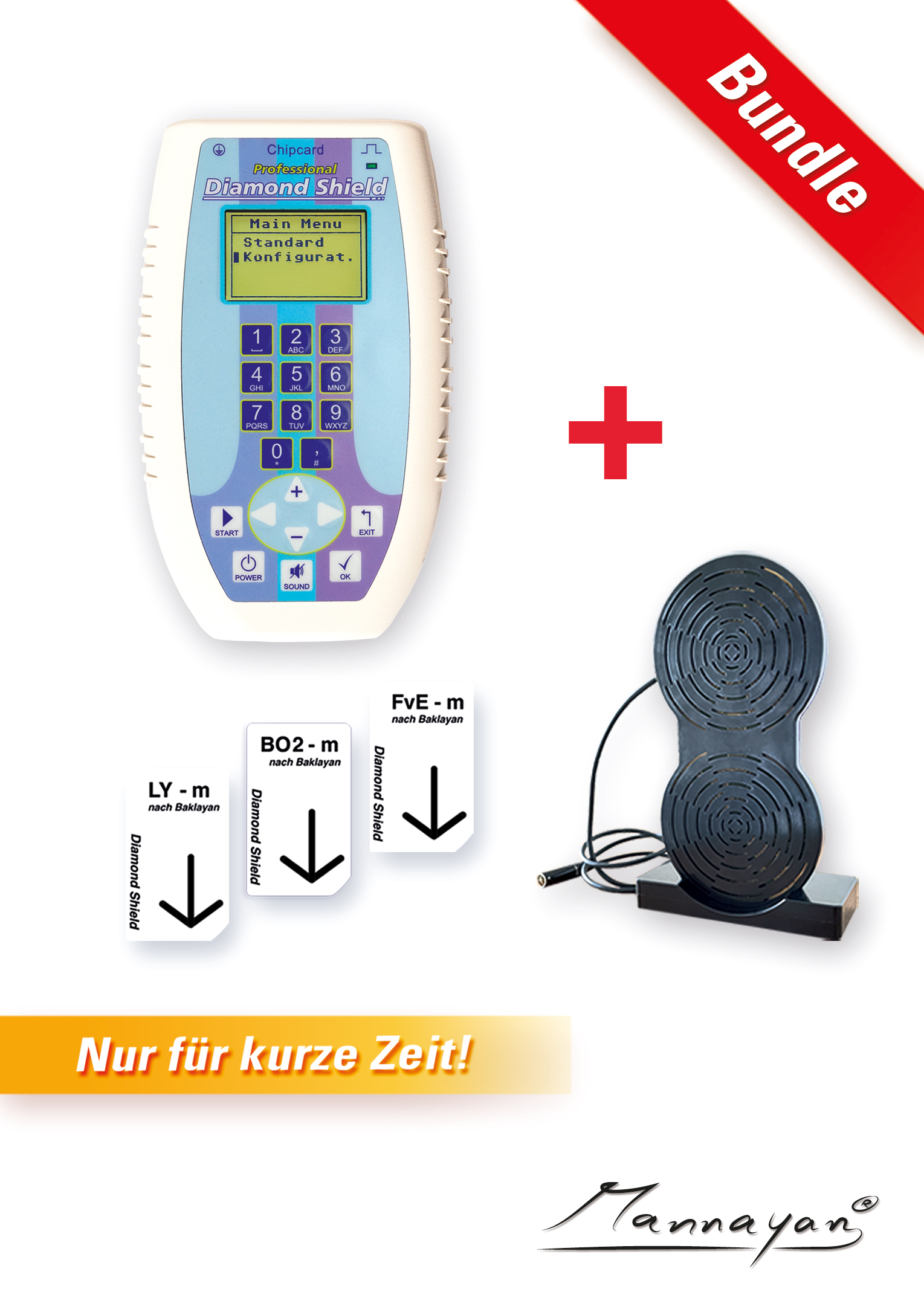 Zapper Diamond Shield Professional + Wzmacniacz fraktalny Diamond Shield