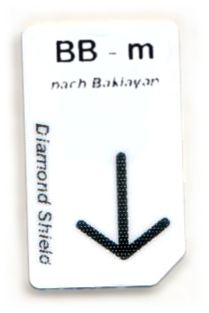 Karta czipowa BB - m BB - m Chipcard nach Baklayan für Diamond Shield Zapper