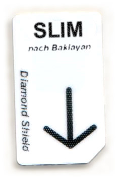 SLIM Chipcard nach Baklayan für Diamond Shield Zapper