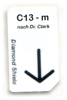 C13 - m Chipcard nach Dr. Clark für Diamond Shield Zapper