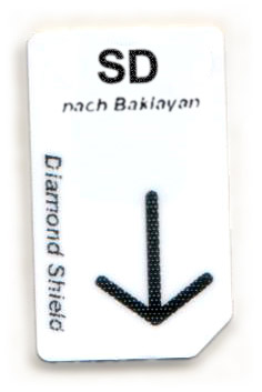 SD Chipcard nach Baklayan für Diamond Shield Zapper