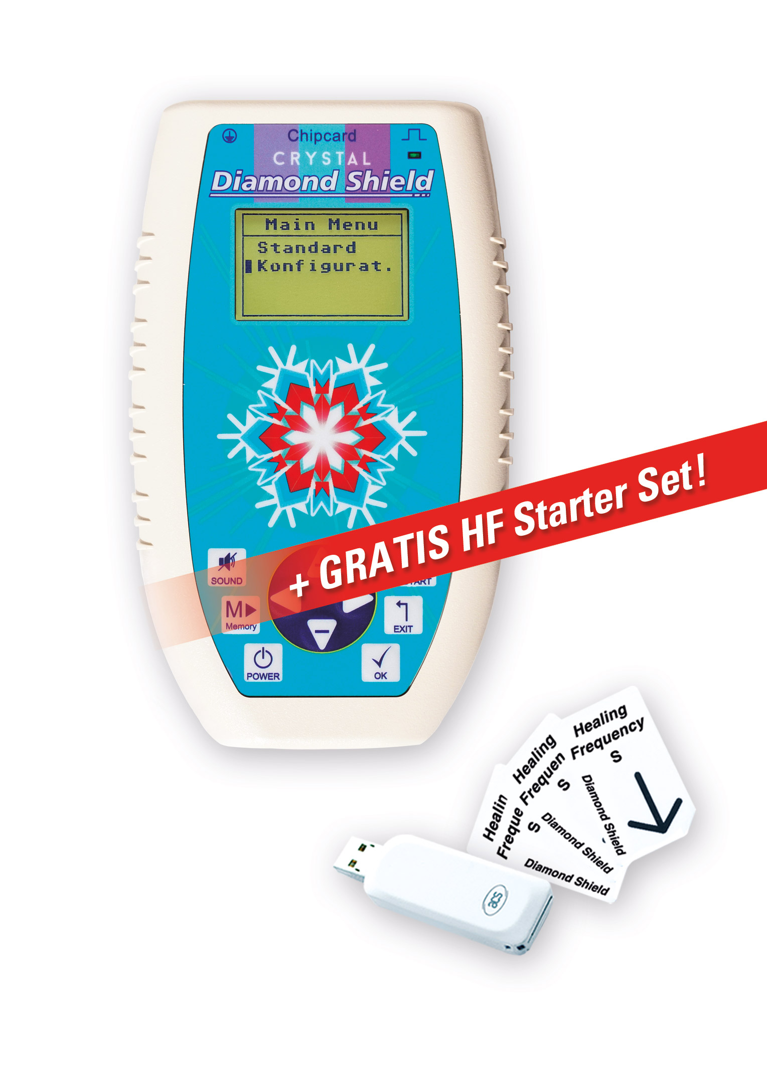 Zapper Diamond Shield Crystal