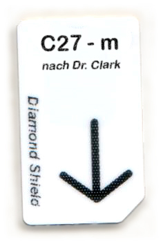 C27 - m Chipcard nach Dr. Clark für Diamond Shield Zapper