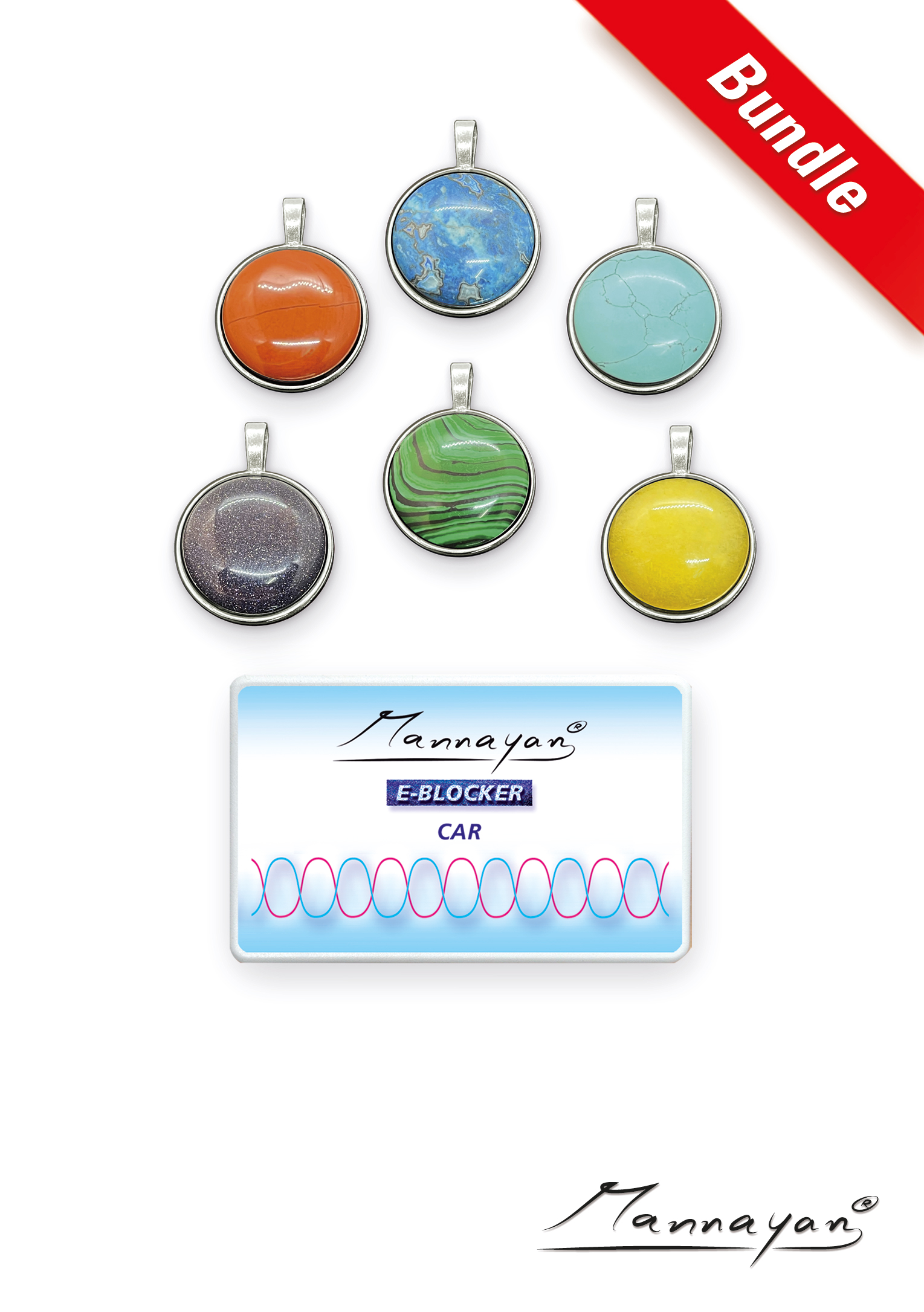 Pakiet: E-Blocker Car + E-Blocker Amulet z kamieniem polszlachetnym Pakiet: E-Blocker Car + E-Blocker Amulet z kamieniem polszlachetnym