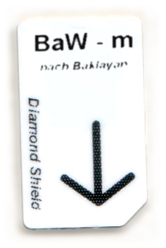 BaW - m Chipcard nach Baklayan für Diamond Shield Zapper